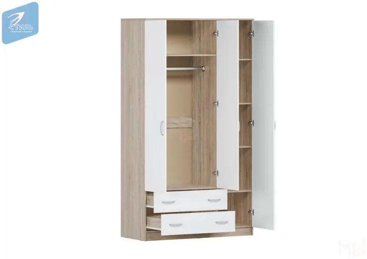 Шкаф Комфорт-10 сонома/белый