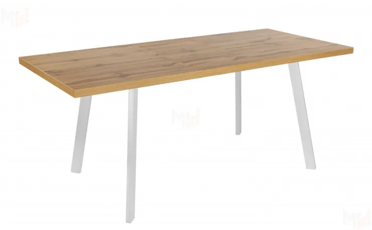 Стол раскладной Лаки Лофт 140 Дуб Вотан/Белый