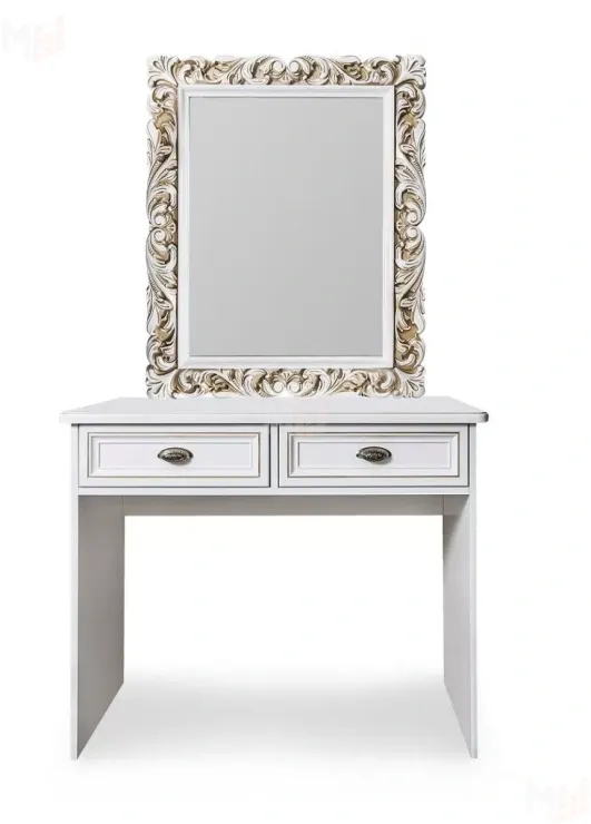 Туалетный столик Натали белый глянец