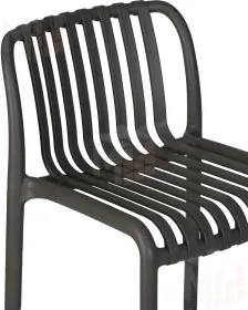 Стул полубарный DOBRIN CHLOE (темно-серый)