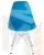 Стул обеденный DOBRIN DSR (ножки хром, цвет голубой (BE-02))