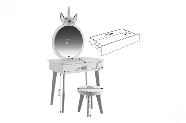 Набор детский Единорожка