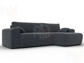 Диван угловой Лига-099 угол универсальный ( Vertical серый )