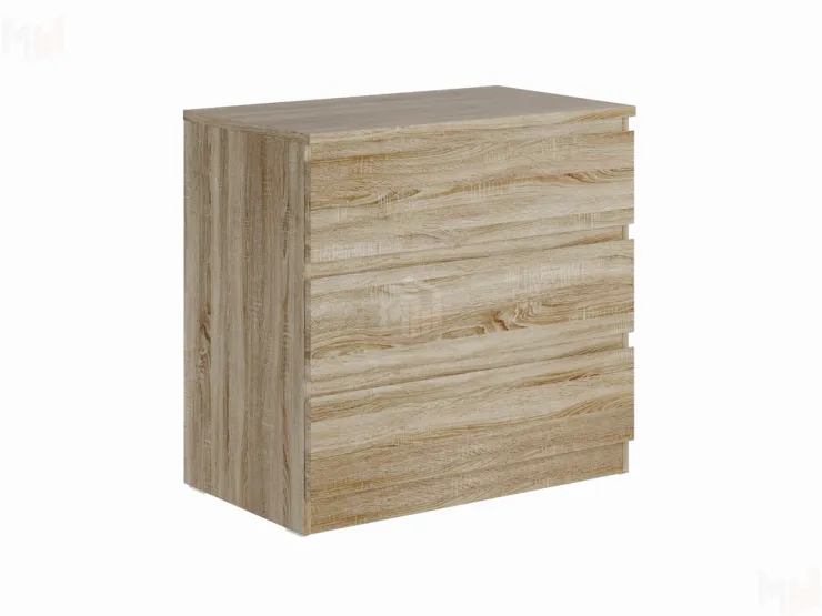 2.05.02.040.3 МАЛЬТА комод 3 ящика 80х76 сонома RU