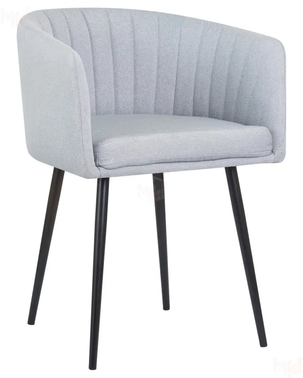 Стул обеденный DOBRIN ALINA (серо-голубая ткань (LAR-106D-23))