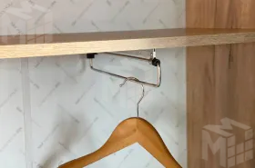 Стенка в гостиную Бери дуб крафт золотой/графит