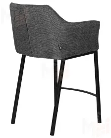 Стул полубарный DOBRIN LUCAS COUNTER (серая ткань (F-22))