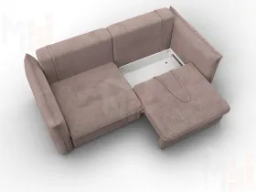 Диван прямой Лига-100 НПБ ( TOWER 05 бежевый )