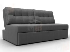 Диван прямой Лига-107 (160) ( JOLY 13 серый )