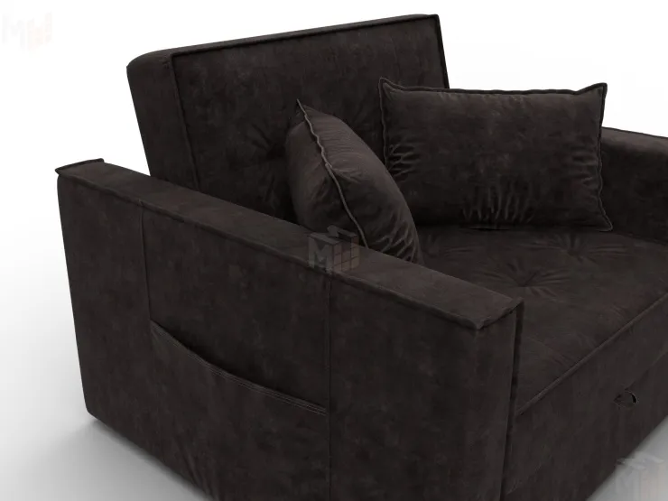 Кресло-кровать Лига-104 (80) ( BRUT 17 коричневый )