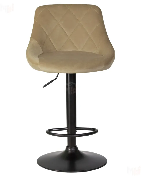 Стул барный DOBRIN LOGAN BLACK (мокко велюр (MJ9-9))