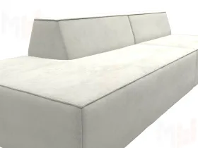 Диван прямой модульный Монс Модерн левый ( TOWER 01 молочный )