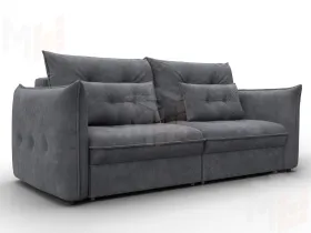 Диван прямой Лига-100 НПБ ( BRUT 16 темно-серый )