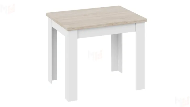 Стол раздвижной Промо тип 3 Белый, Дуб Сонома светлый
