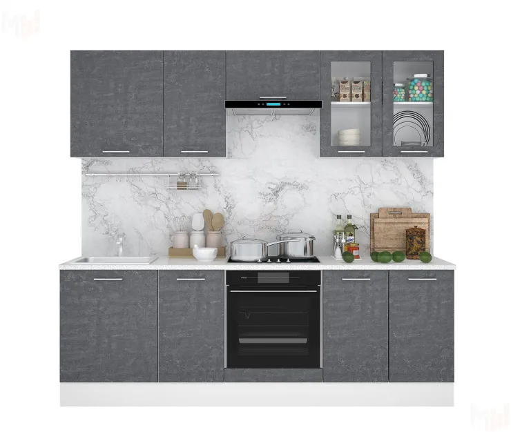 Кухня Оптима МДФ 2,4 Камень арья