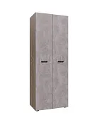Шкаф Ненси New ЛДСП 2-х дверный (сонома/бетон)