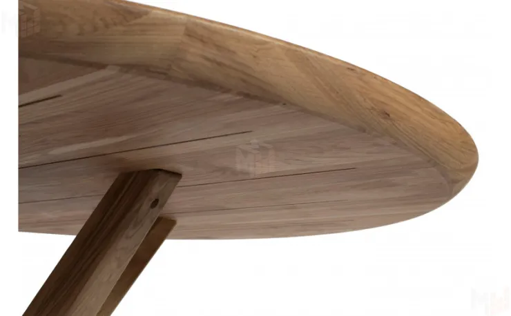 Стол деревянный из массива дуба Эмирель D110 Дуб натуральный