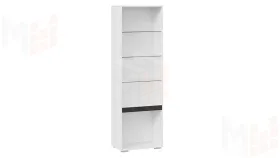 Шкаф для посуды Фьюжн - ТД-260.07.25  Белый, Белый глянец