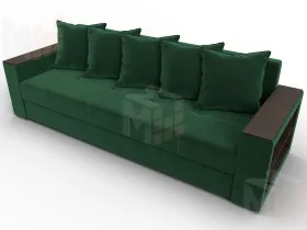 Диван прямой Дубай Лайт ( Зеленый )