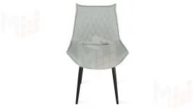 Стул Фэнди К1С  Черный муар, Велюр Confetti Silver