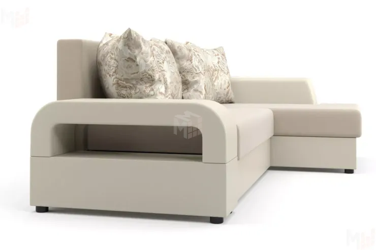 Диван угловой Марго Бежевый  Правый