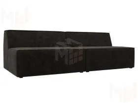 Диван прямой модульный Монс ( BRUT 17 коричневый )