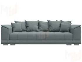 Диван прямой НордСтар НПБ ( Амур 07 серый )