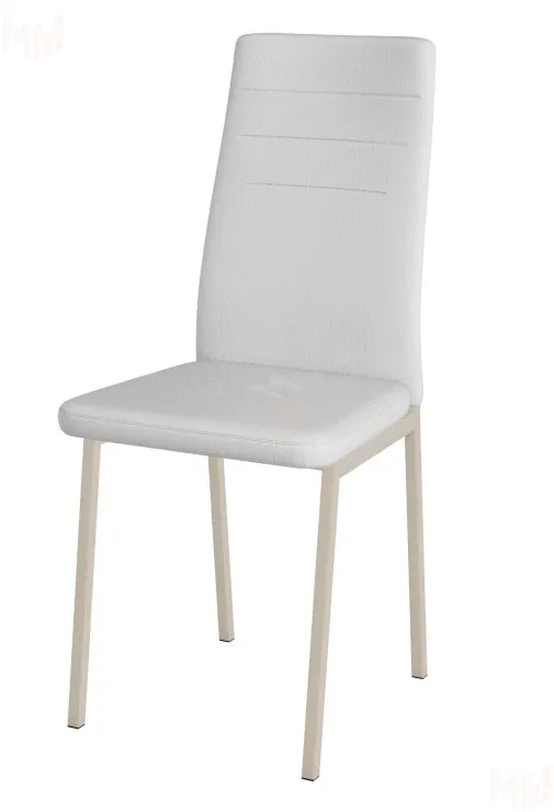 Стул Амстер (экокожа крокодил белый, ноги ваниль)