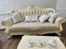 Диван Мона Лиза 3х местный крем