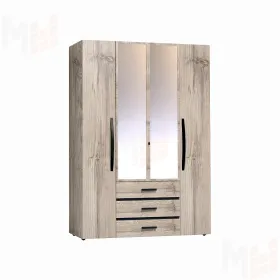 Шкаф для одежды и белья NATURE 555  Гаскон пайн