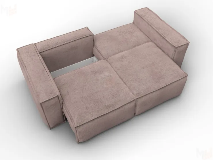 Диван прямой Лига-081 НПБ ( TOWER 05 бежевый )