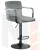 Стул барный DOBRIN KRUGER ARM BLACK (серый велюр (MJ9-75))