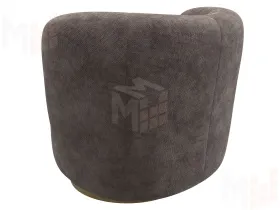 Кресло Лига-072 ( шеннил CRUZ 35 коричневый )