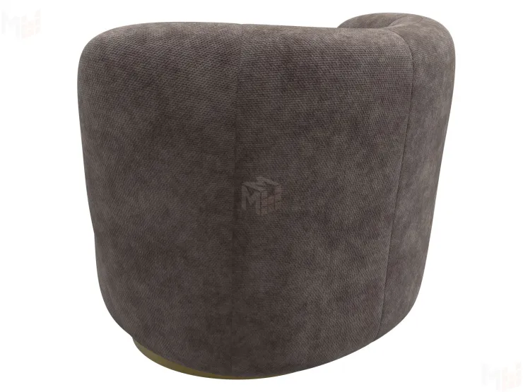 Кресло Лига-072 ( шеннил CRUZ 35 коричневый )