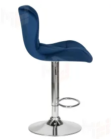 Стул барный DOBRIN BARNY (синий велюр (MJ9-117))