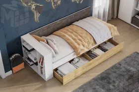 Ящик для кровати Милан Дуб Золотой