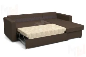 Угловой диван Джессика коричневый