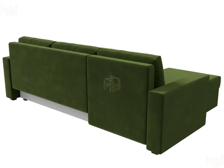 Угловой диван Траумберг Лайт левый угол (Зеленый)