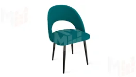 Стул Гэтсби К1К Черный муар, Велюр Confetti Izumrud