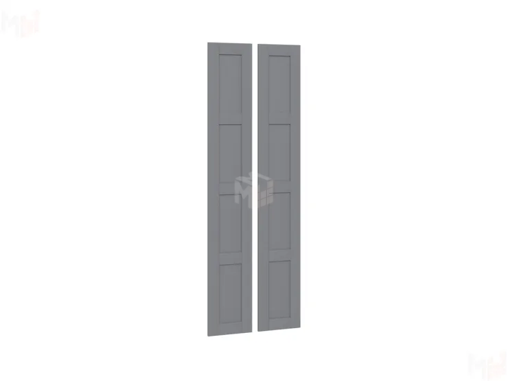 2.06.14.360.4 МАКС комплект дверей 75 (4 заполнения) серый