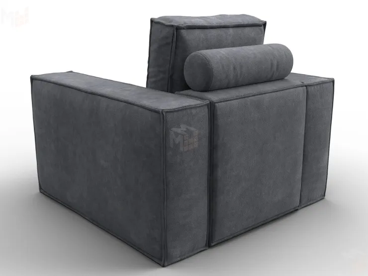 Кресло Лига-081 НПБ ( BRUT 16 темно-серый )