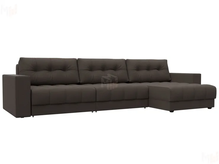 Диван угловой с декором Лига-049 НПБ Лонг