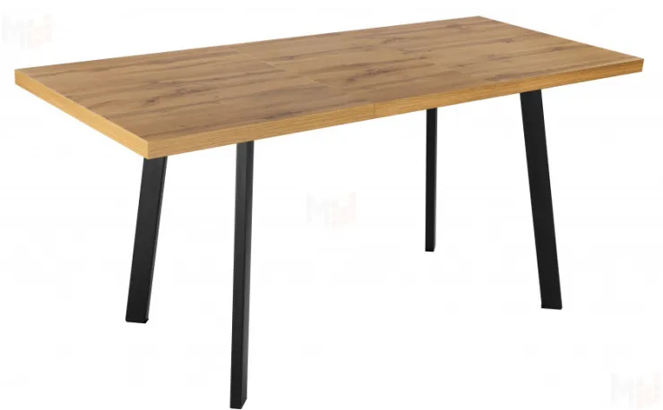 Стол раскладной Лаки Лофт 120 Дуб Вотан/Черный