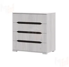 Комод с 4 ящиками Валенсия КМ 011 дуб анкор светлый