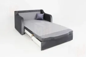 Диван Джонни-2 Лекко Графит/Лекко Ирис