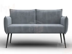 Диван прямой Лига-083 ( велюр TOWER 10 серый )