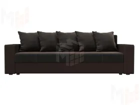 Диван прямой Дубай Лайт ( Коричневый\Коричневый )