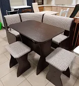 Кухонный уголок Аленка-5 (венге/рогожка темная)