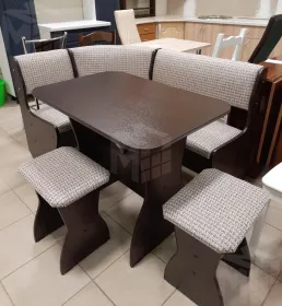 Кухонный уголок Аленка-5 (венге/рогожка темная)