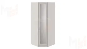 Шкаф угловой с 1 зеркальной дверью с опорой «Сабрина»